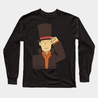 Professor Layton's Hat Long Sleeve T-Shirt